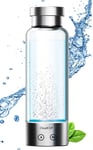 HIMU Portable Hydrogen Water Bottle, Rechargable Ionized Water Generator Maker, Energy Cup Hydrogenated Water Bottle,300ML