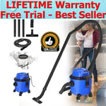 WET AND DRY VACUUM CLEANER 15L 3000W CAR WORKSHOP VAC 3 IN 1 BLOWER & NOZZLES UK