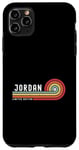 Coque pour iPhone 11 Pro Max Jordan Proud Family Retro Sunset Nom de famille