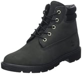 Timberland Unisex Kids 6 Inch Wr Basic (Junior) Ankle Boot, Black, 4 UK