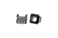StarTech.com M6 Cage Nuts - 100 Pack - M6 Mounting Cage Nuts for Server Rack & Cabinet (CABCAGENTS62) - hylsmuttrar