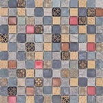 Lacca 23, Patchwork 2,5x2,5 Mosaikkflis