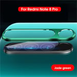 Camera Lens Protector Tempered Glass Metal Ring Green Film&ring Film&ring-redmi Note 8pro