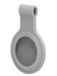 SERO AirTag silikonskydd med nyckelring / karbinhake, grå