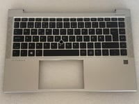 HP EliteBook 840 G7 M07089-091 Norwegian Keyboard Norway Norse Palmrest NEW