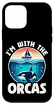 Coque pour iPhone 12 mini Pro Orca Je suis d'accord avec l'incident de l'éperonnage d'un yacht Orcas