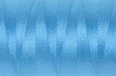 Gutermann 705798-9079-1 Bobine de fil à broder en polyester Super Brite 40 pour machine à coudre 1000 m Bleu corail