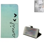 360° wallet case protective cover for Oppo Reno10 Pro Design smile