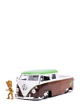 Marvel Groot 1963 Bus Pickup 1:24 Toys Playsets & Action Figures Movies & Fairy Tale Characters Multi/patterned Jada Toys