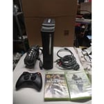 pack Console Xbox 360 Noire + Manette officiel + 2 jeux VF