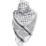 Palestina halsduk, Keffiyeh, Arafat Hatta, röd med tofsar, Shemagh Keffiyeh Arab houndstooth 100%