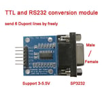 Male DB9 Module de Conversion mâle et femelle, Module TTL à RS232, niveau de Port série SP3232