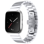 Fitbit Versa 2  / Versa Lite stainless steel watch strap - Silver