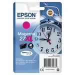 Genuine Epson 27XL Alarm Clock Magenta Original Ink Cartridge T2713 C13T27134012