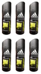 6x Adidas Pure Game Deodorant Body SPRAY 150ml