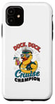 Coque pour iPhone 11 Duck Duck Cruise Funny Family Cruising Groupe assorti