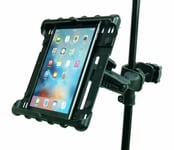 BuyBits Music Microphone Stand Tablet Clamp Mount Holder for iPad Mini 4 3 2 1
