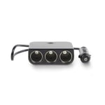 Universal DC Power Adapters | Biladapter | 150 W | Inspänning: 12 V DC | 12 V DC | Maximal utgångsström per port: 4.0 A | Svart