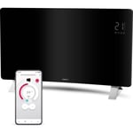 Radiateur intelligent Wi-Fi en verre - SENCOR - SCF 4741BK - 2400 W - 2 nivea...