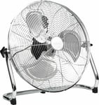 18" Chrome High Velocity Industrial 3 Speed Free Standing Large Gym Fan