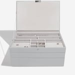 Stackers Supersize 3 Set Jewellery Box - Pebble Grey