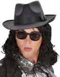 Michael Jackson Inspirerad Svart Peruk