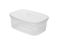 Plastmugg Oval 500Ml L136xb102xh50mm Pp Klar,50 St/Pk