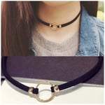 Olbye Karma Choker Halsband Guld Cirkel Halsband Smycken för Kvinnor