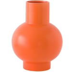 Raawii Strøm Vase 16 cm, Vibrant Orange Fajanse