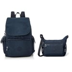 Kipling Women's City Backpack Handbag, Blue Blue 2, One Size UK Women's Gabbie Shoulder Bag, Blue Blue 2, One Size UK