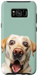 Galaxy S8+ Funny Labrador Retriever Taking a Selfie Dog Mom Puppy Dad Case