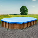 GRE - Couverture d'hiver renforcée pour les piscines ovales en bois avila