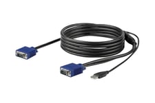 StarTech.com 10 ft. (3 m) USB KVM Cable for StarTech.com Rackmount Consoles - VGA and USB KVM Console Cable (RKCONSUV10) - video / USB kabel - 3 m