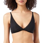 Sloggi Women's Ever Fresh Plus N Non-Wired Bra, Semi-Transparent, Black, XS