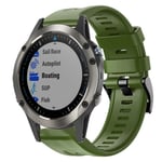 Garmin Quatix 5 Sapphire Silicone Watch Band - Grønn