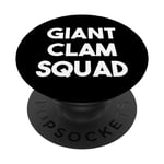 Giant Clam Squad – Amusant amoureux des palourdes géantes PopSockets PopGrip Interchangeable