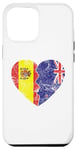 iPhone 13 Pro Max New Zealander Spanish Flag Heart | Spain New Zealand Roots Case