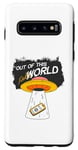 Galaxy S10 Cute Graphic For UFO Day Out Of This Fake World Social Media Case