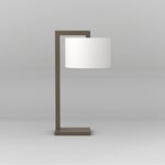 Ravello bordlampe - Bronsefarget/Hvit skjerm