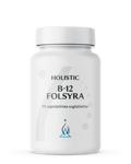 Holistic B12 vitamin med folsyra B9 (immunsystem, trötthet, nervsystem etc) 90 tabl