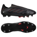 adidas Copa Pure Elite III Laceless FG Stealth Victory - Svart/Grå/Lucid Red - Gräs (FG), storlek 48