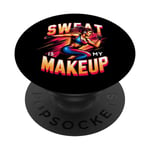 Sweat Is My Makeup – Housse de pompe d'entraînement pour maman musculaire PopSockets PopGrip Interchangeable