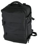 Clas Ohlson Weekendväska ryggsäck med laptopfack, svart, 22 l