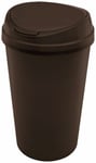 Curver 45 Litre Touch Top Bin - Black