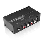 Ultrakompakt Phono-förförstärkare med RCA-ingång & -utgång, 1/4-tums TRS-gränssnitt, Preamplificador Turntable Preamp PP400 EU Plug