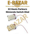 Haut-Parleurs Oled pour Nintendo Switch OLED - EBAZAR X2 - Blanc - Garantie 2 ans