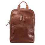 Springfield Ryggsäck Skinn Datorfack Cognac