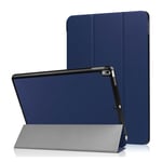 iPad Air (2019) treviks läderfodral - Mörkblå