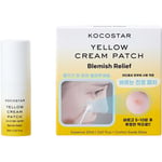 KOCOSTAR Yellow Cream Patch Blemish Relief Essence + Cotton Swabs