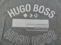 New Hugo Boss mens white t-shirt athletic department premium lifestyle Large